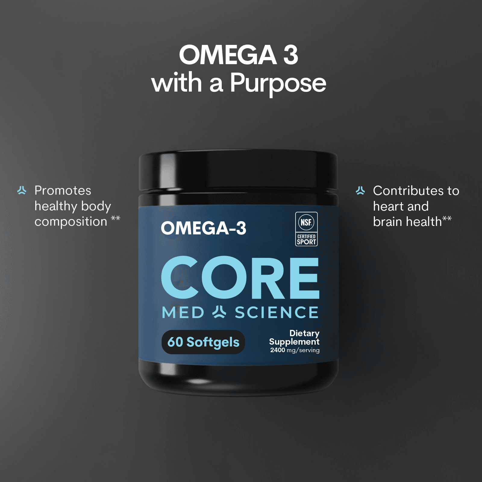 Omega-3 TG: Bottle (60 Count) (Wholesale)
