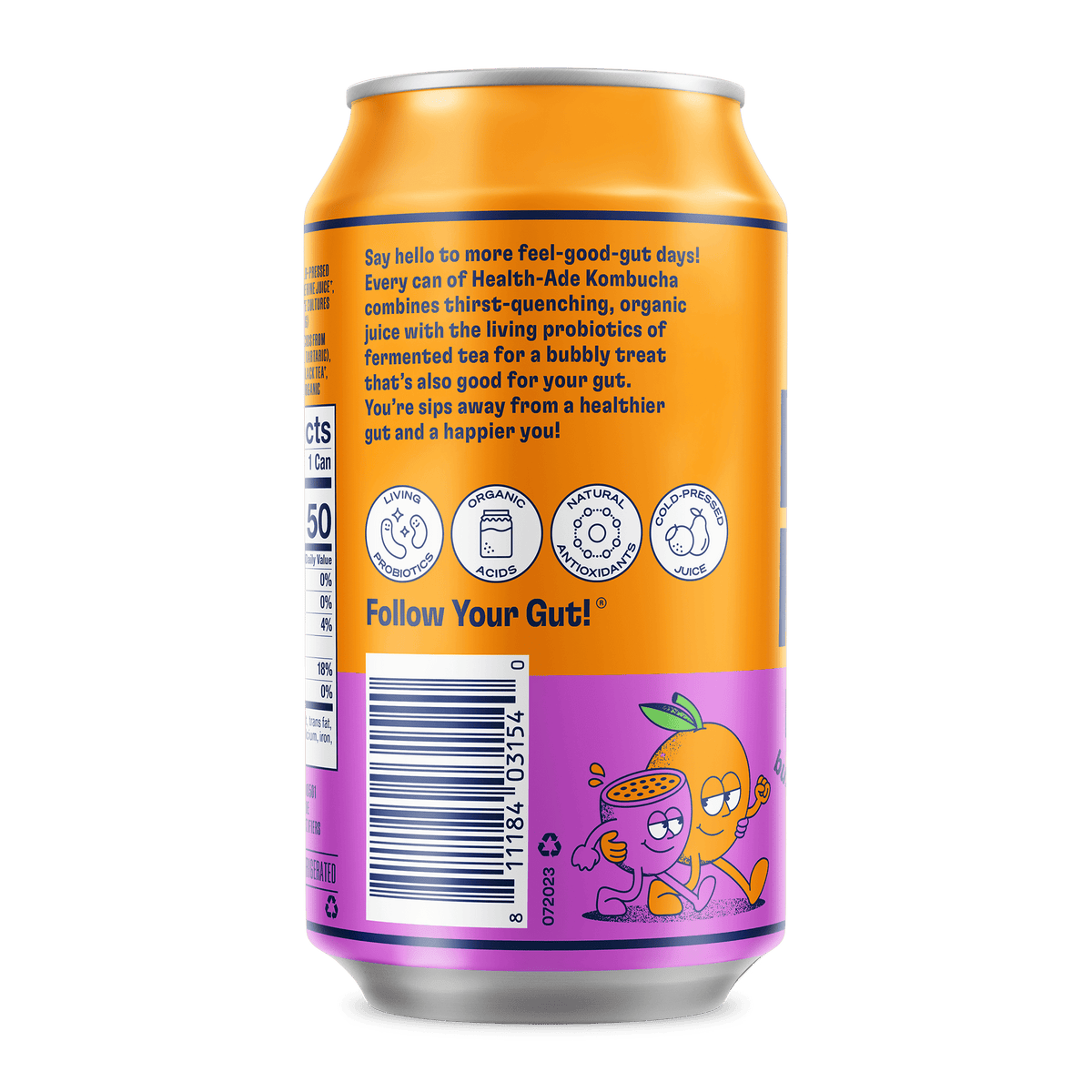 Health-Ade Kombucha in Cans — Passion Fruit-Tangerine (12-pack, 11.5oz)