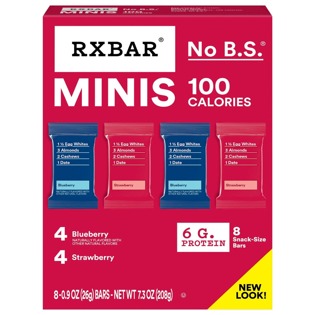 RXBAR Minis - Strawberry & Blueberry (8 Bars)