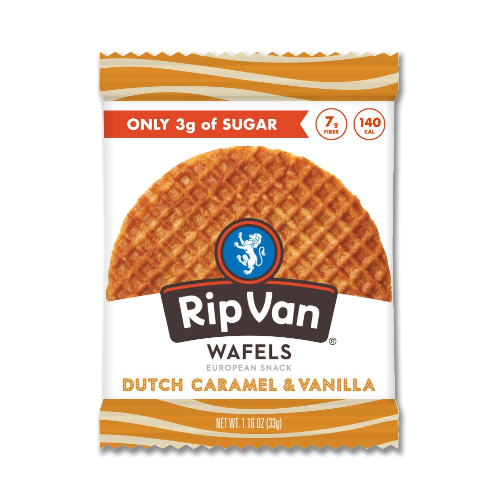 Rip Van Dutch Caramel & Vanilla Stroopwafel Cookies 1.2oz (48ct)