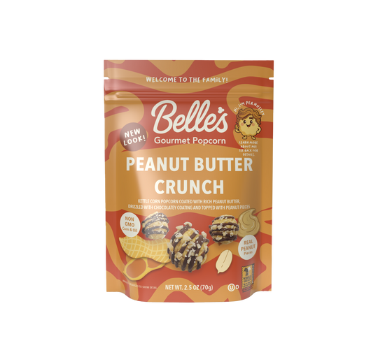 Peanut Butter Crunch 2.5oz popcorn (100 pack)