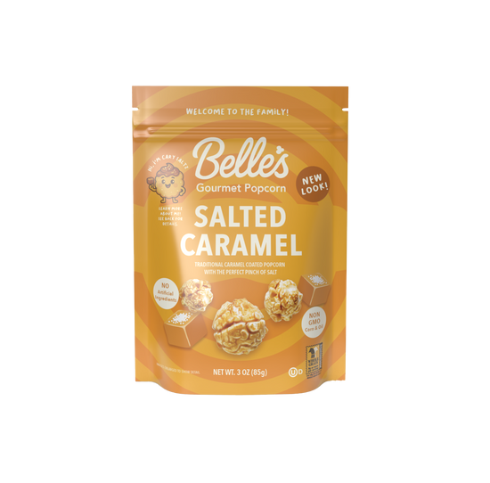 Salted Caramel 3oz popcorn (100 pack)