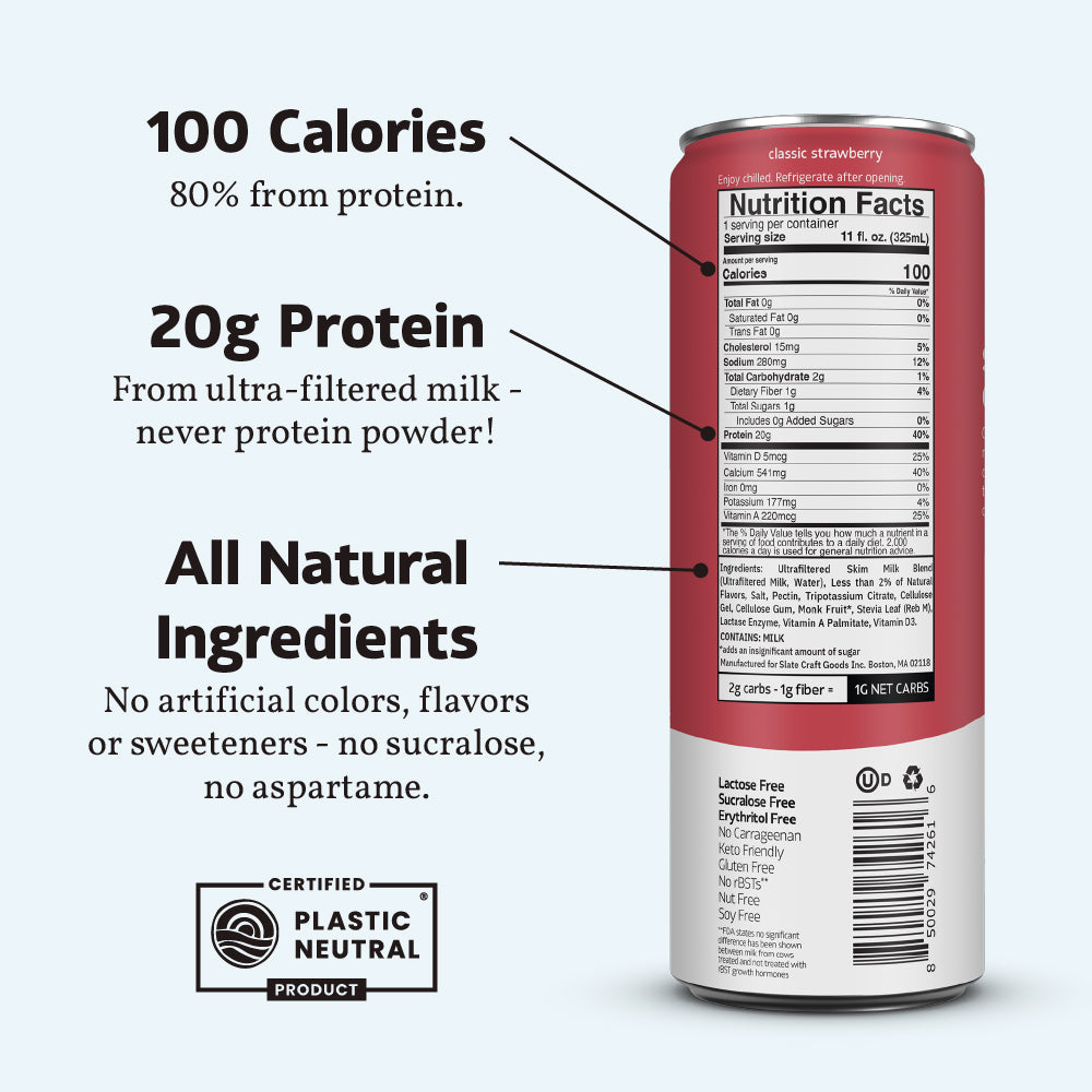 Classic Strawberry Shake nutrition facts