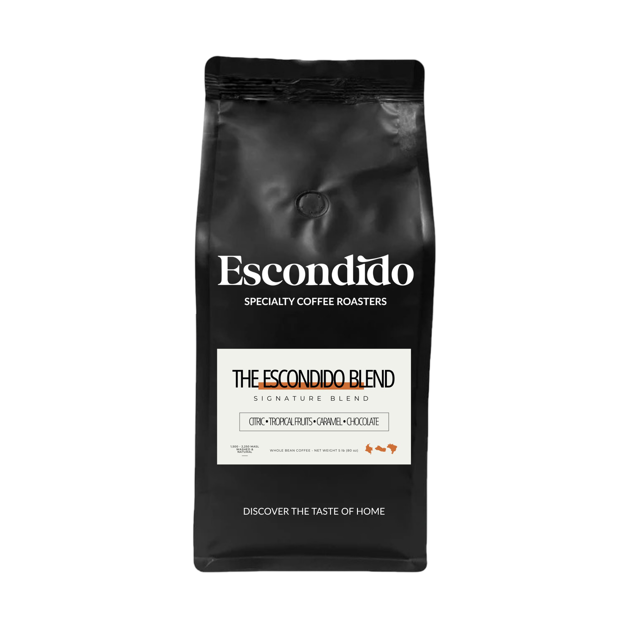 The Escondido Blend 2x5lb Case Roasted Whole Bean Specialty Coffee