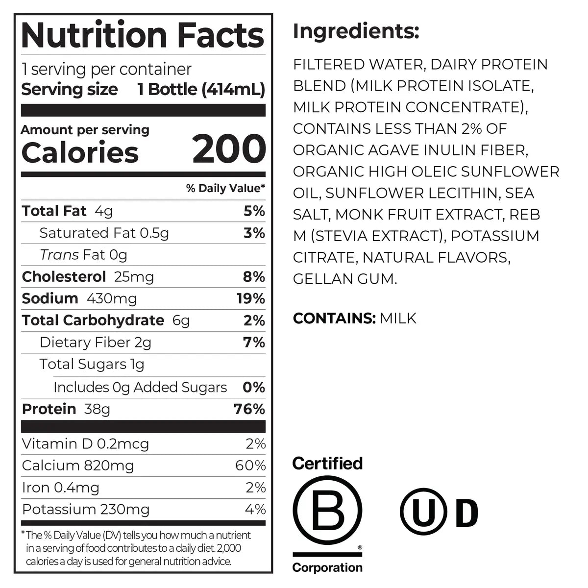 Orgain 38g Protein Shake (Case of 12)