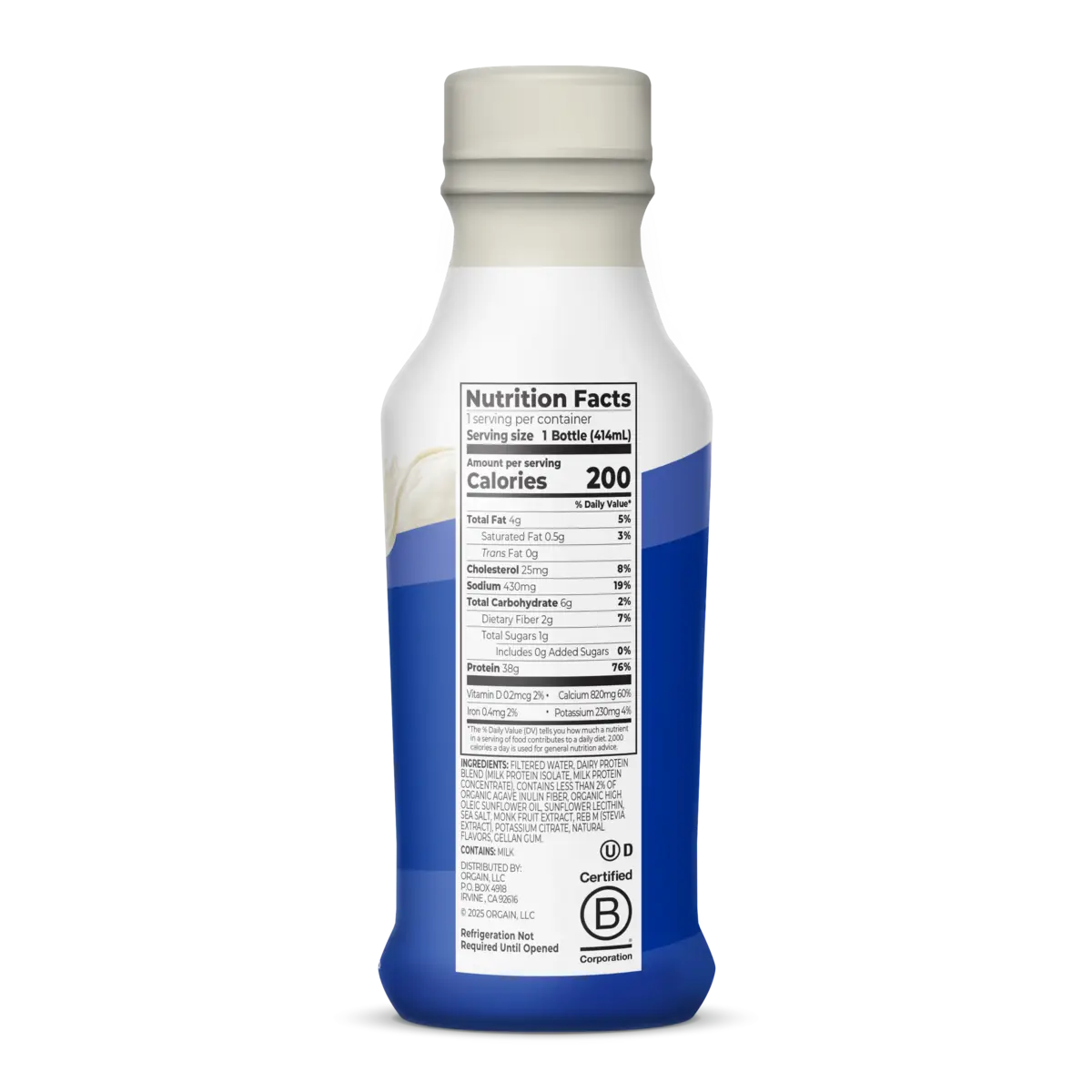 Orgain 38g Protein Shake (Case of 12)