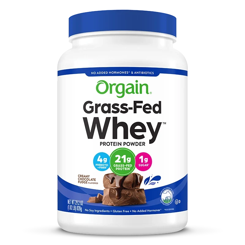 Orgain Grass-Fed Whey™ Protein Powder - Chocolate Fudge (Case of 12)