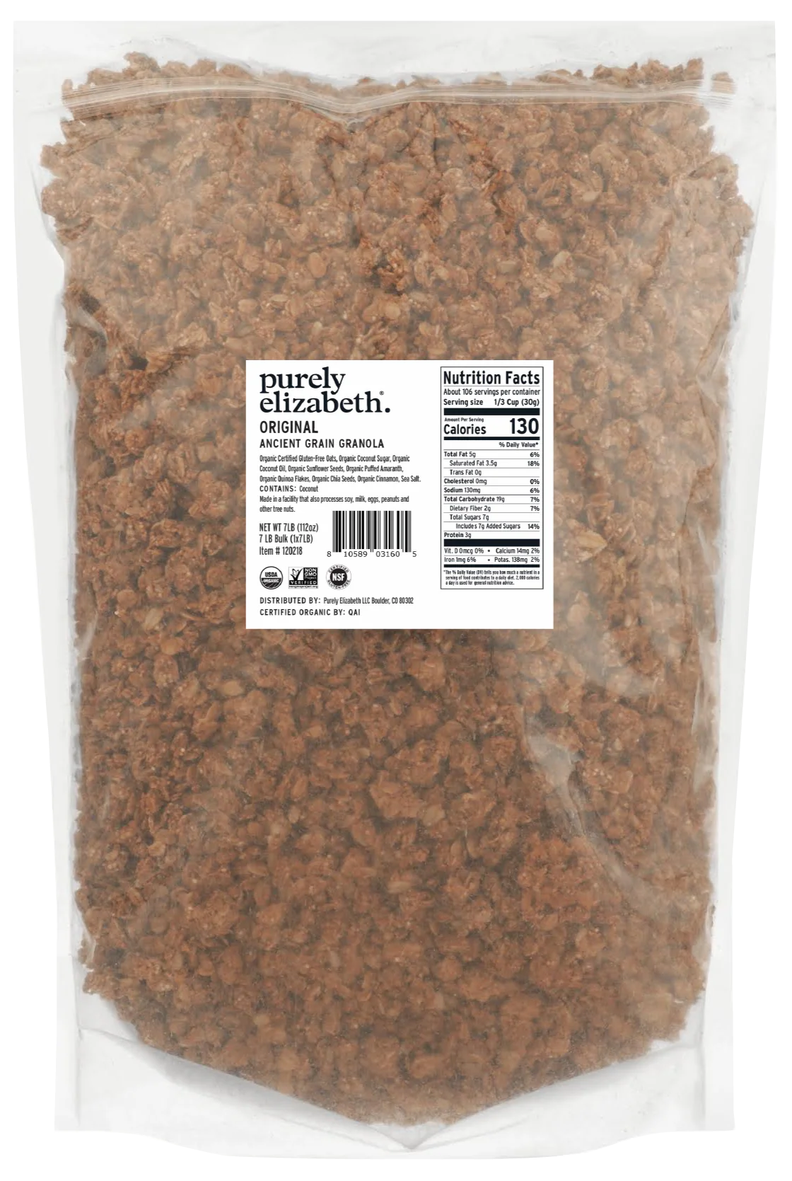 Ancient Grain Granola - Bulk Original 21lb (3x7lb)