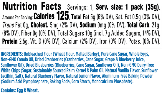 Wholesale - Blueberry Lemon Twice Baked Cookies