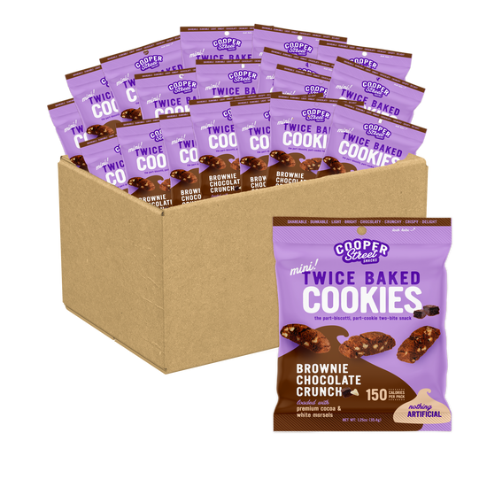 Wholesale - Brownie Chocolate Crunch Twice Baked Cookies