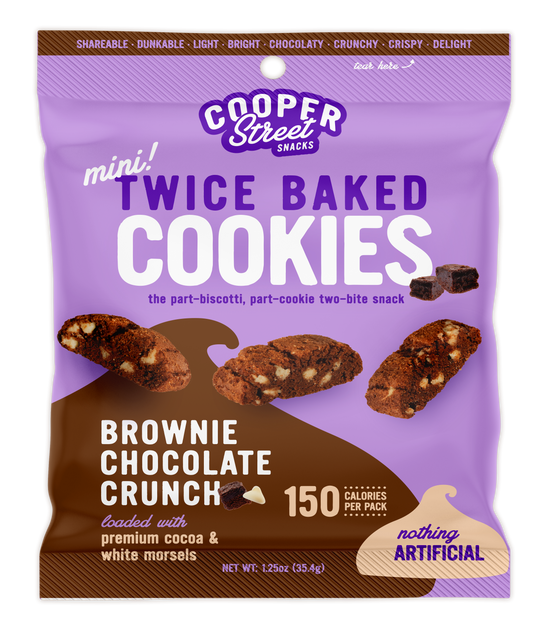 Wholesale - Brownie Chocolate Crunch Twice Baked Cookies