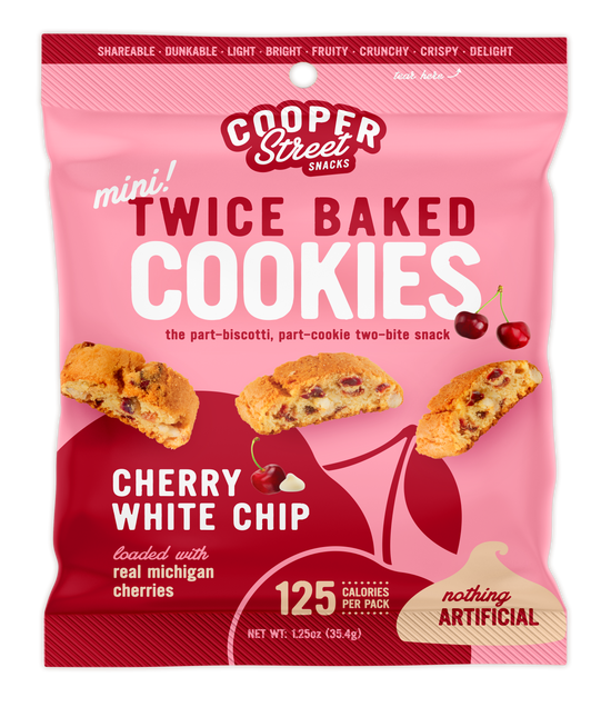 Wholesale - Cherry White Chip Twice Baked Cookies