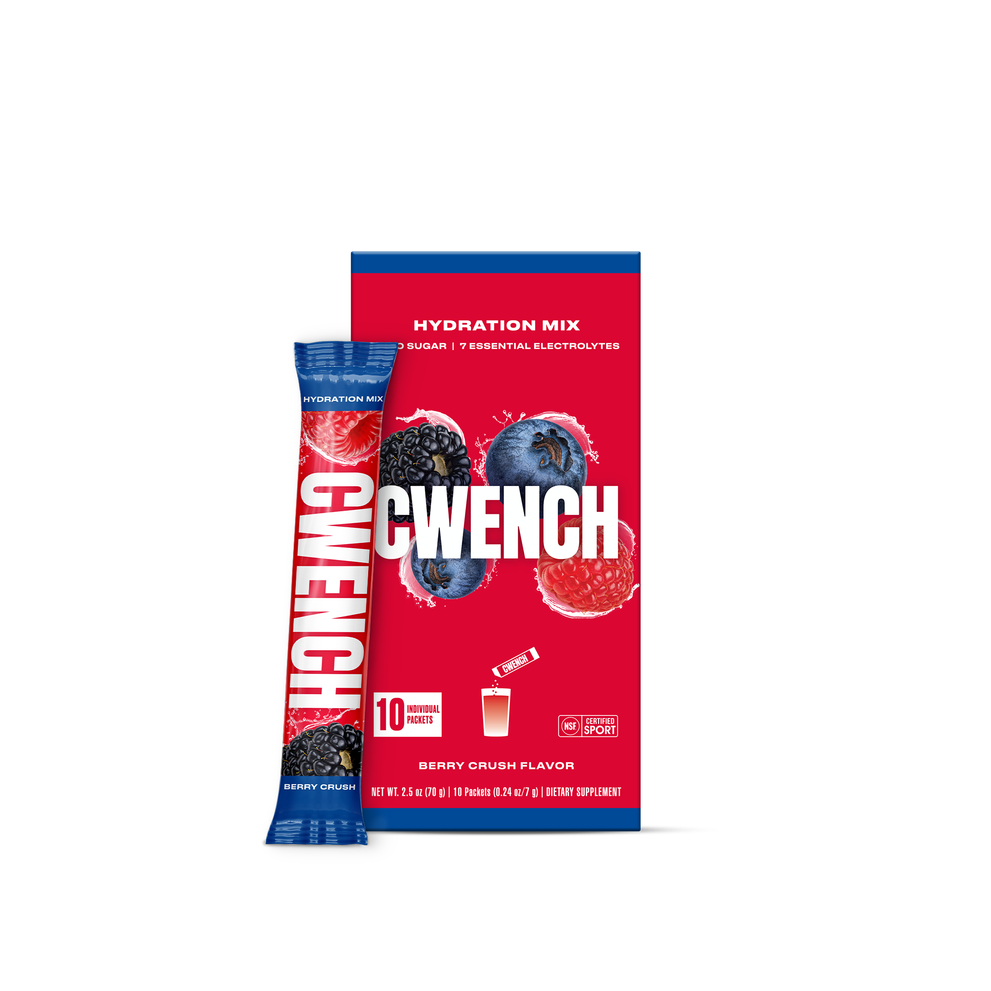 CWENCH Hydration Mix Berry Crush 10ct