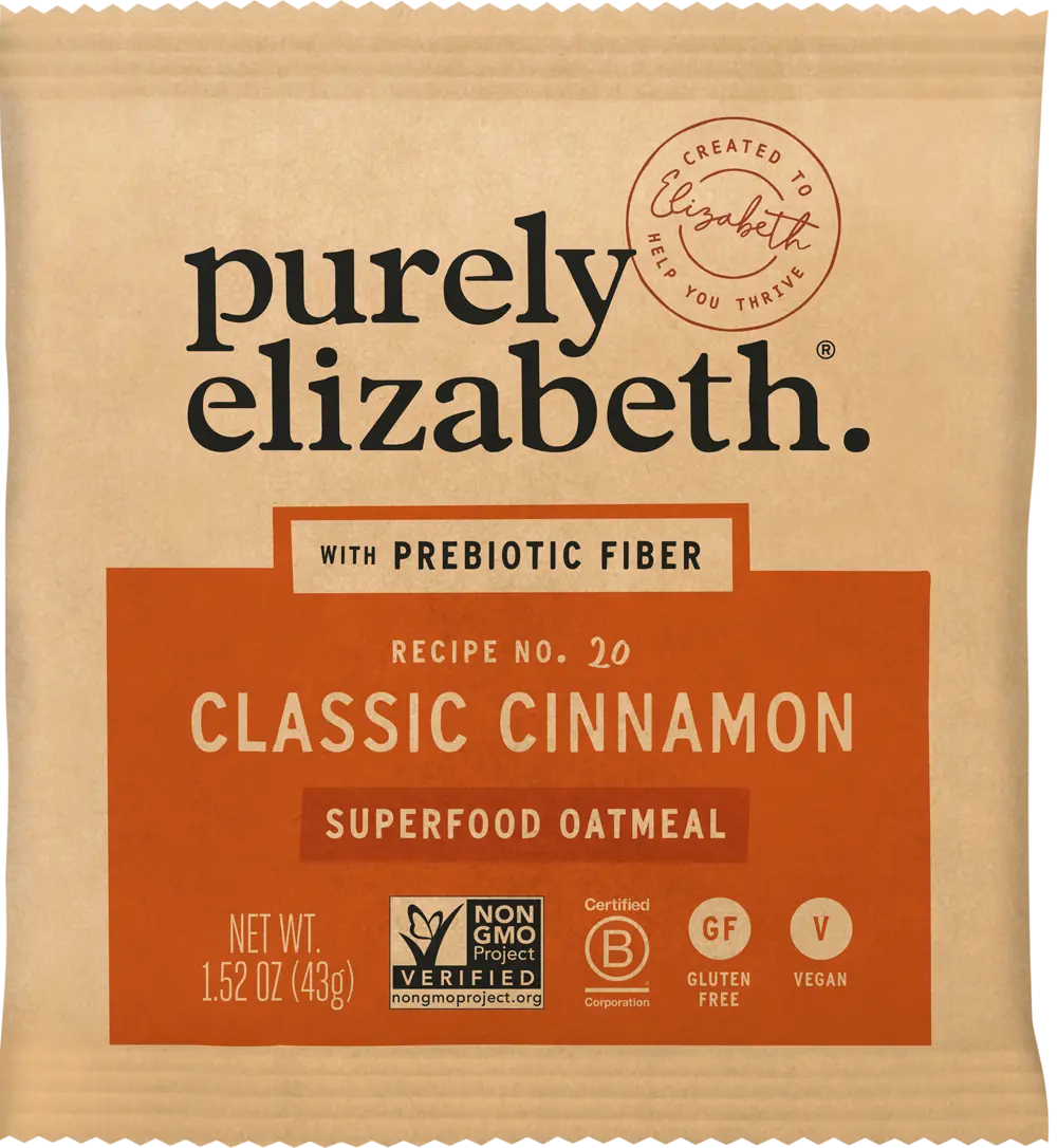 Superfood Oatmeal with Prebiotic Fiber Classic Cinnamon 60ct