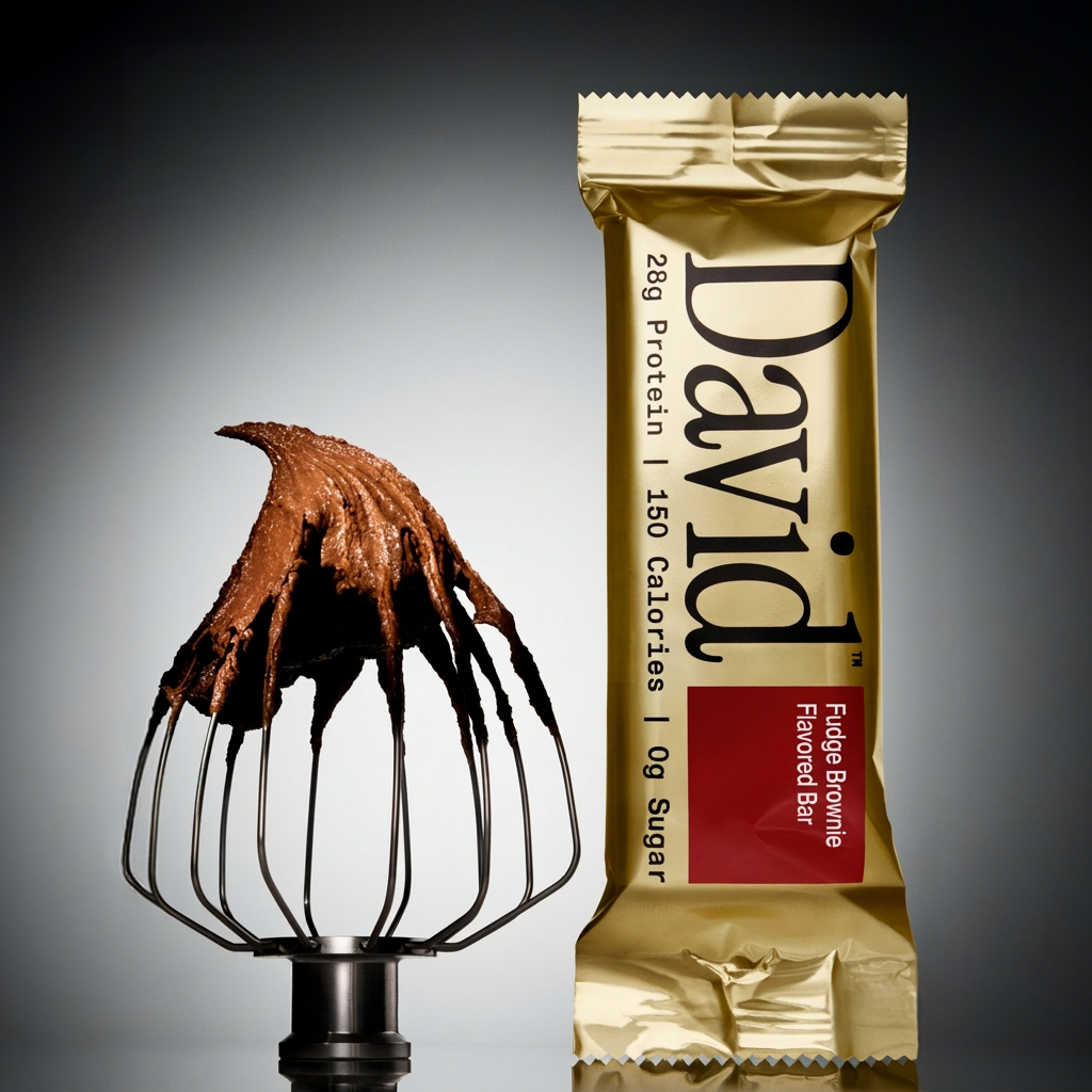David Protein Bar, Fudge Brownie (12 Pack)