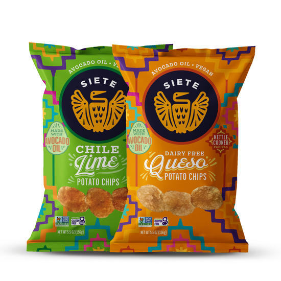 Chile Lime & Queso Mix Pack Kettle Cooked Potato Chips - 24 bags