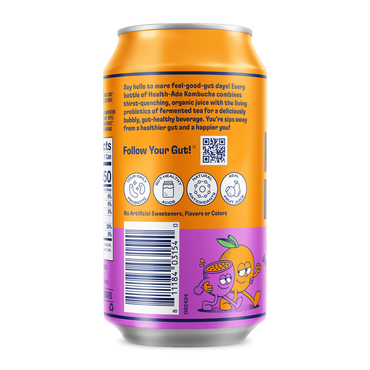 Health-Ade Kombucha in Cans — Passion Fruit-Tangerine (12-pack, 11.5oz)