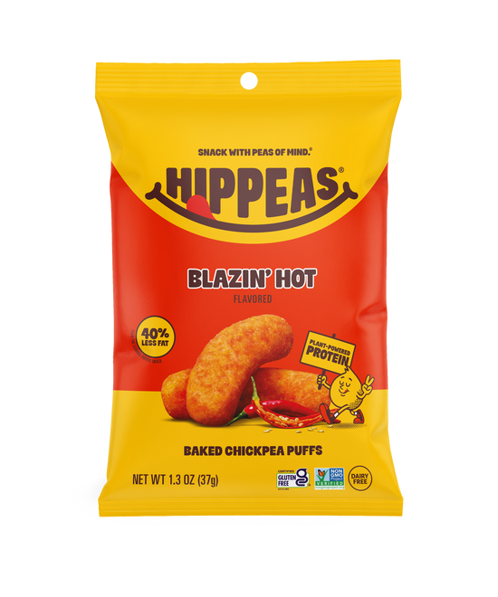 Hippeas Blazin' Hot Chickpea Puffs 1.3oz (12ct)
