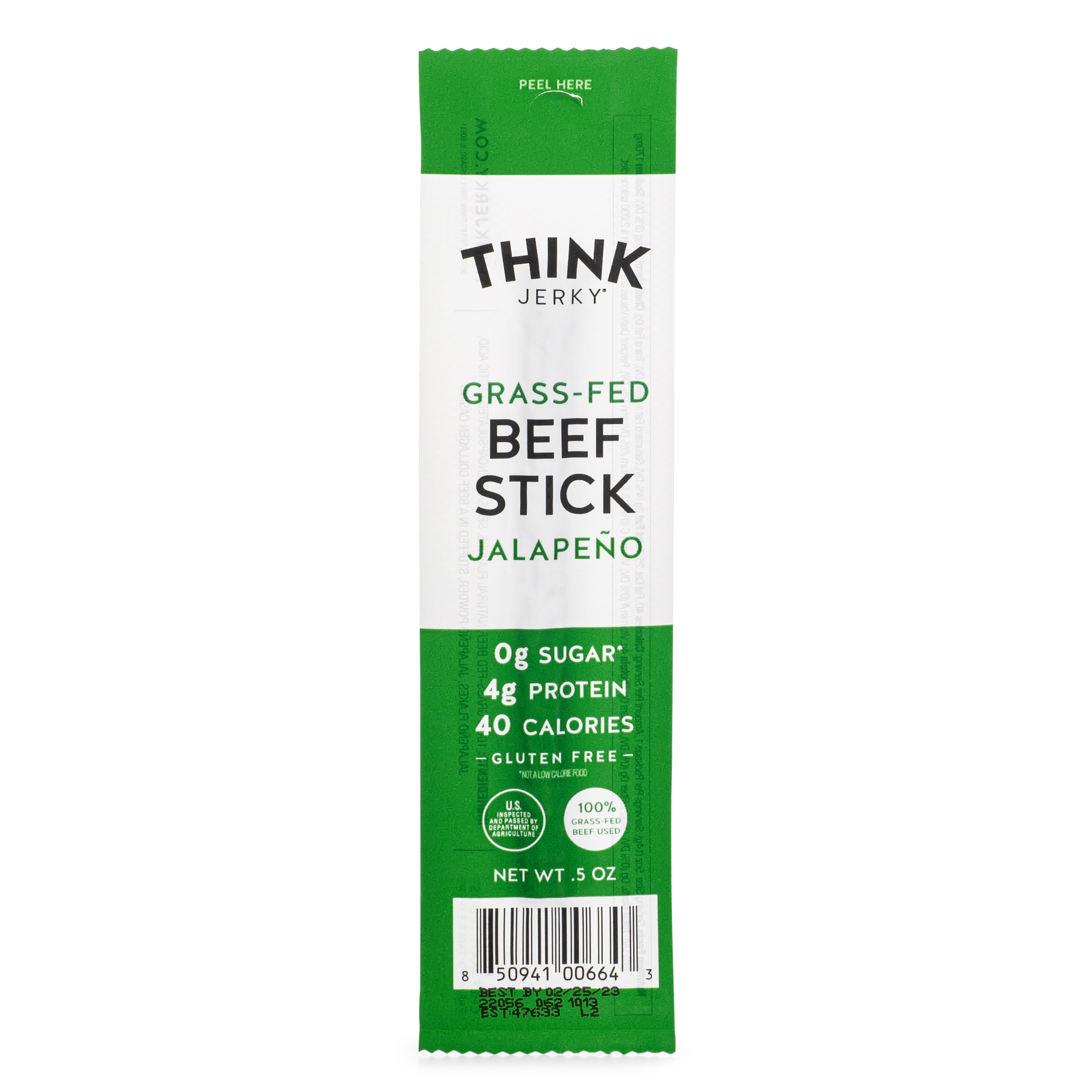 Mini Jalapeño THINK Beef Stick .5 oz (200 Pack)