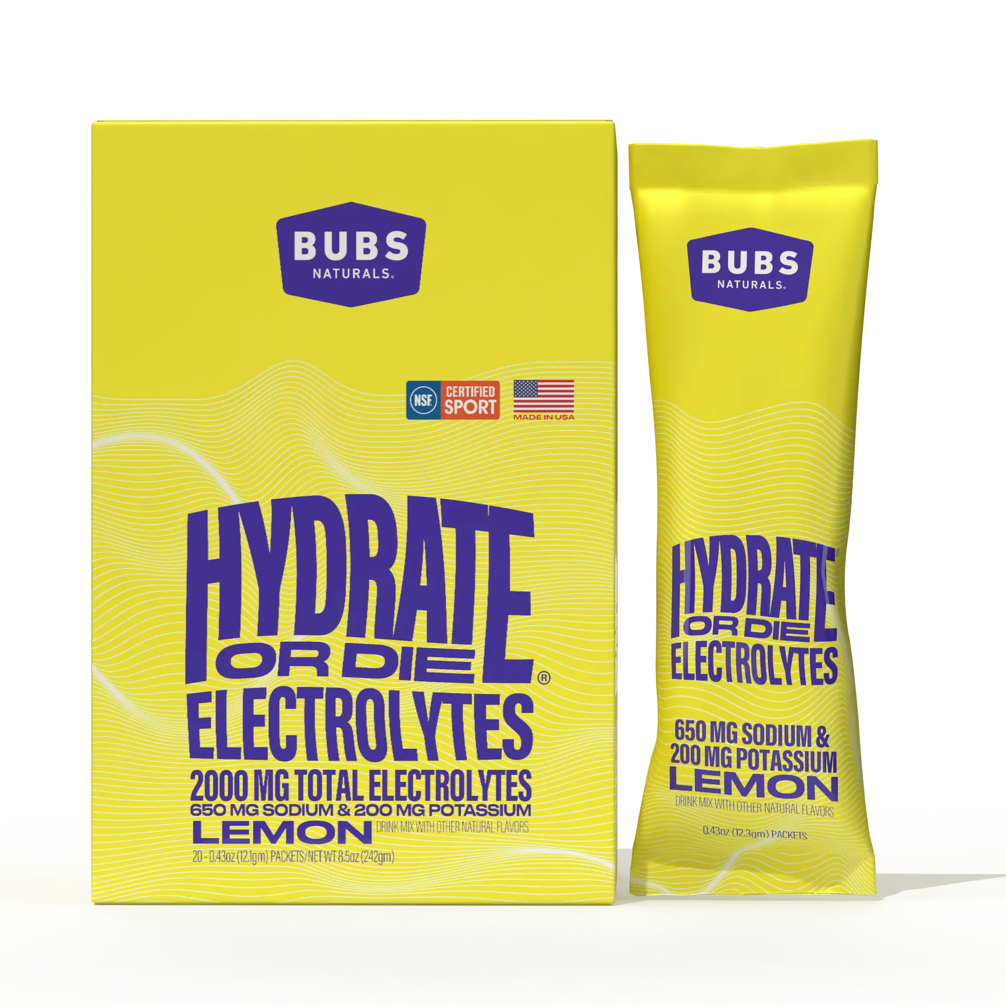 ORS Electrolytes - Lemon - Case Pack (6-20ct cartons)