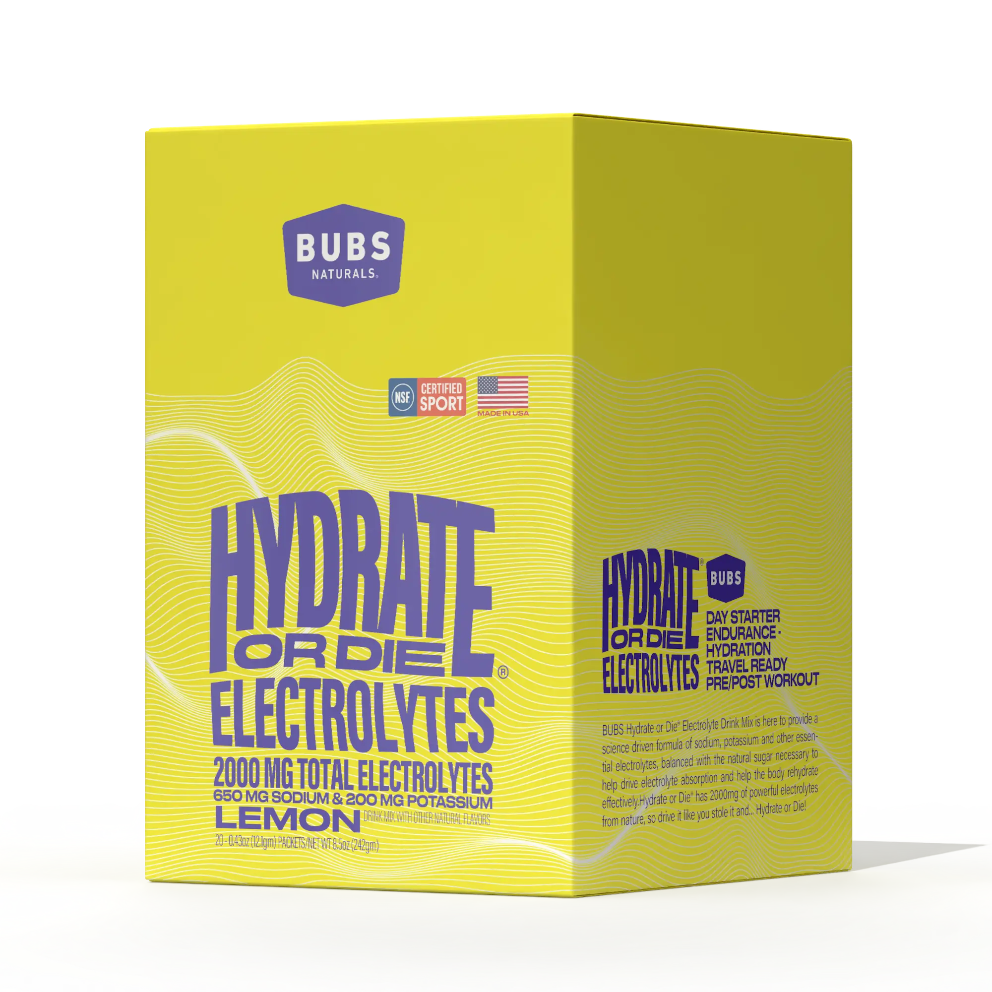 ORS Electrolytes - Lemon - Case Pack (6-20ct cartons)