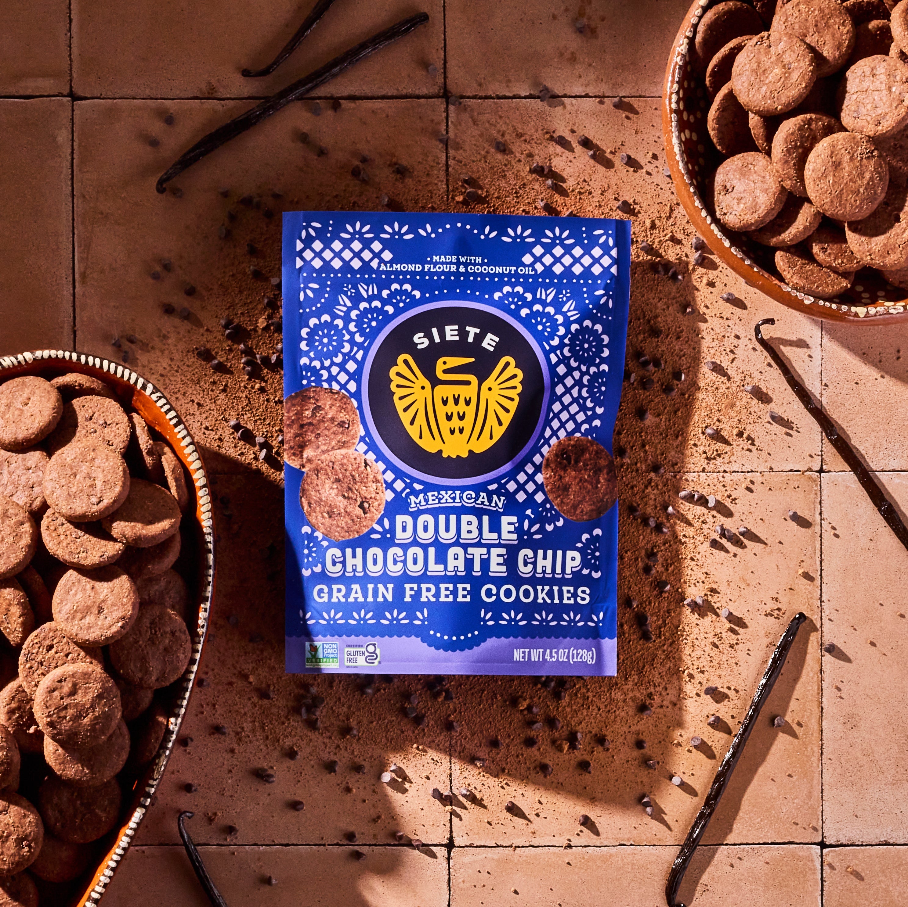 Grain Free Mexican Double Chocolate Chip Cookies - 20 bags