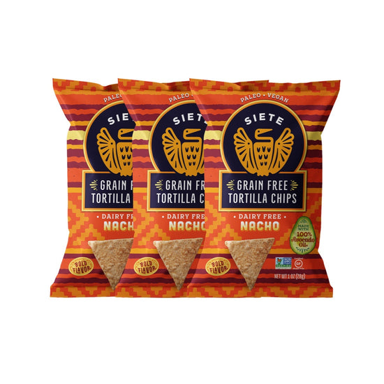Nacho Grain Free Tortilla Chips 1oz - 1 Case (24 bags)