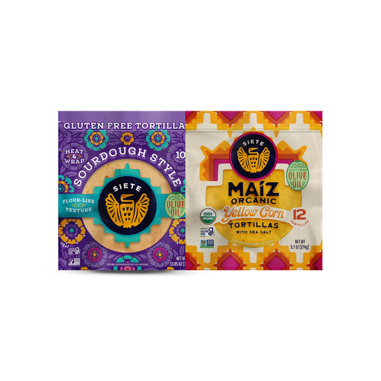 Gluten Free Tortilla Mix - Sourdough/Yellow Corn - 18pk