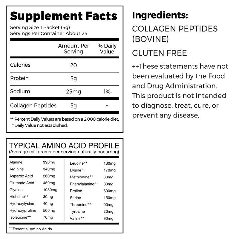 Orgain Grass-Fed Pasture Raised Collagen Peptides - Unflavored, Single Serve (Case of 300, 12×25-Pack)