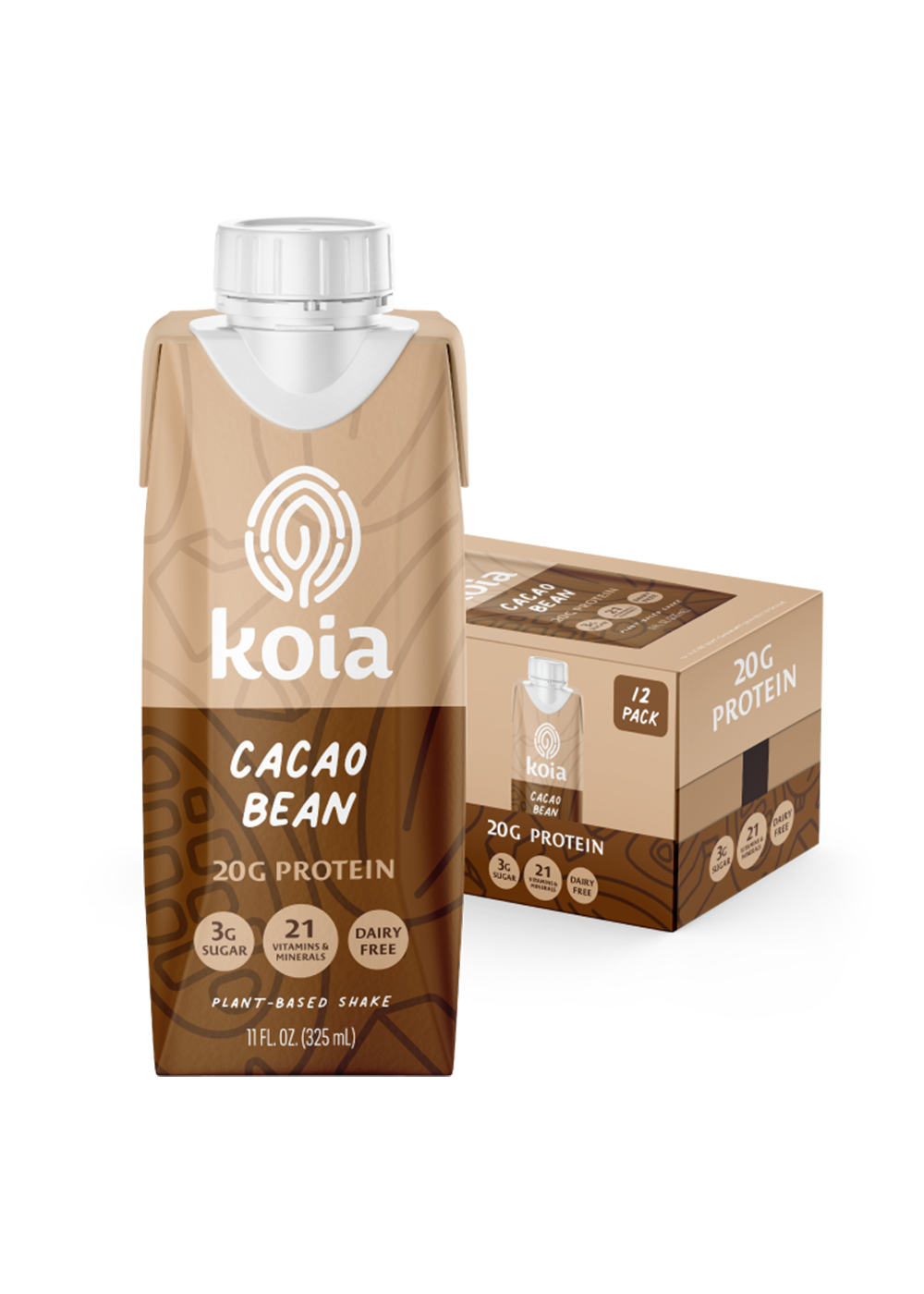 Koia - Cacao Bean Nutrition Shake (12 Pack)