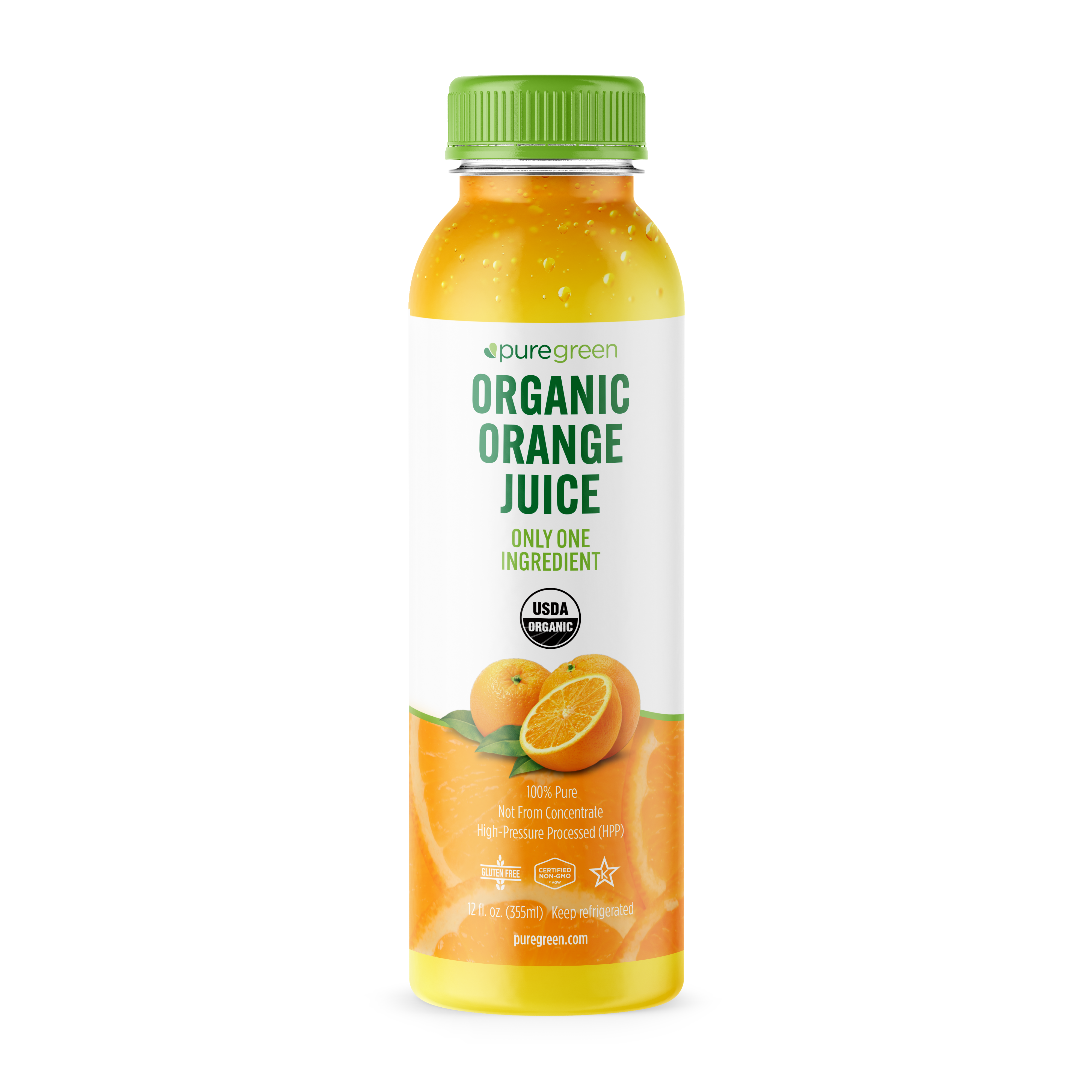USDA Organic Orange Juice - Case 6x 12oz