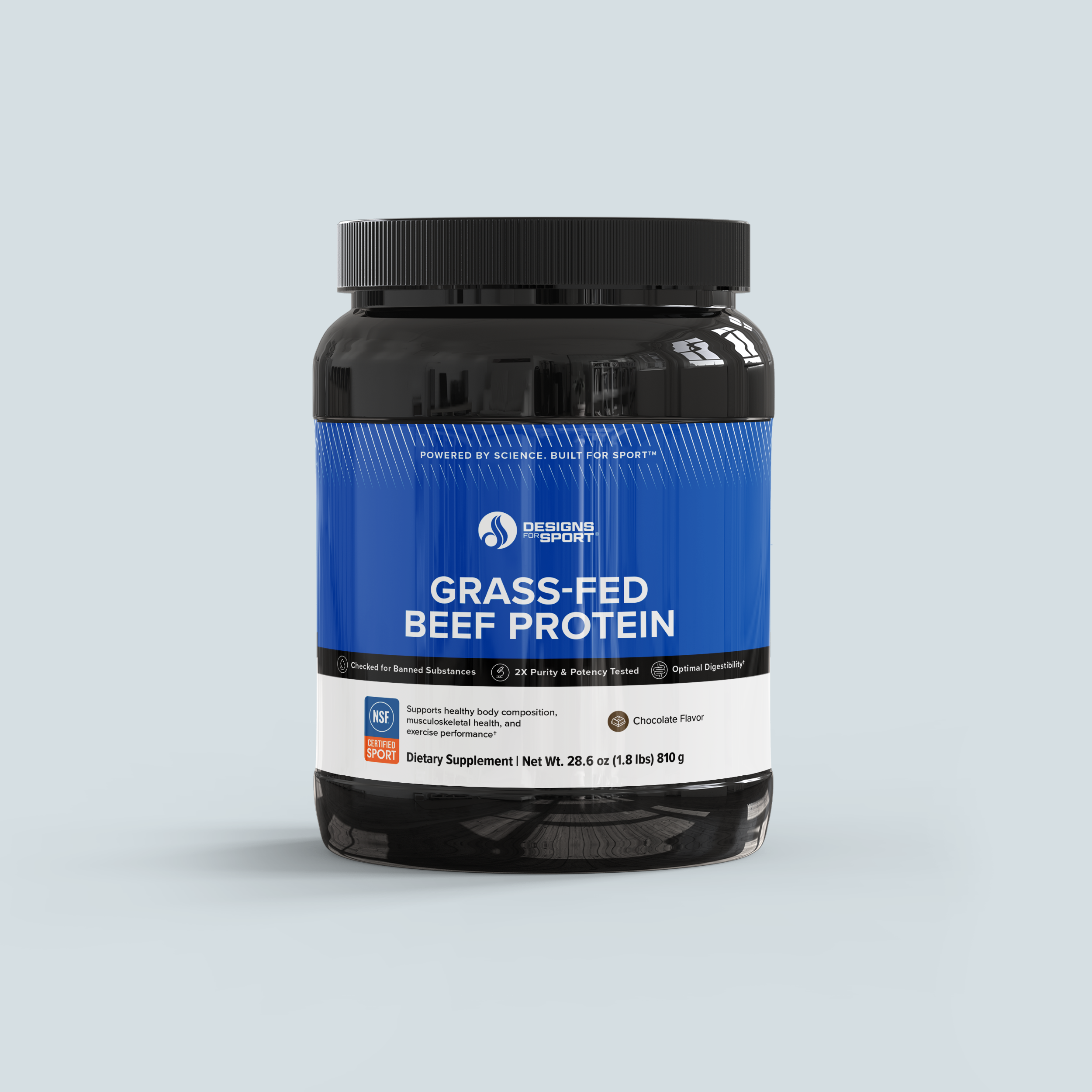 Designs for Sport Grass-Fed Beef Protein Chocolate