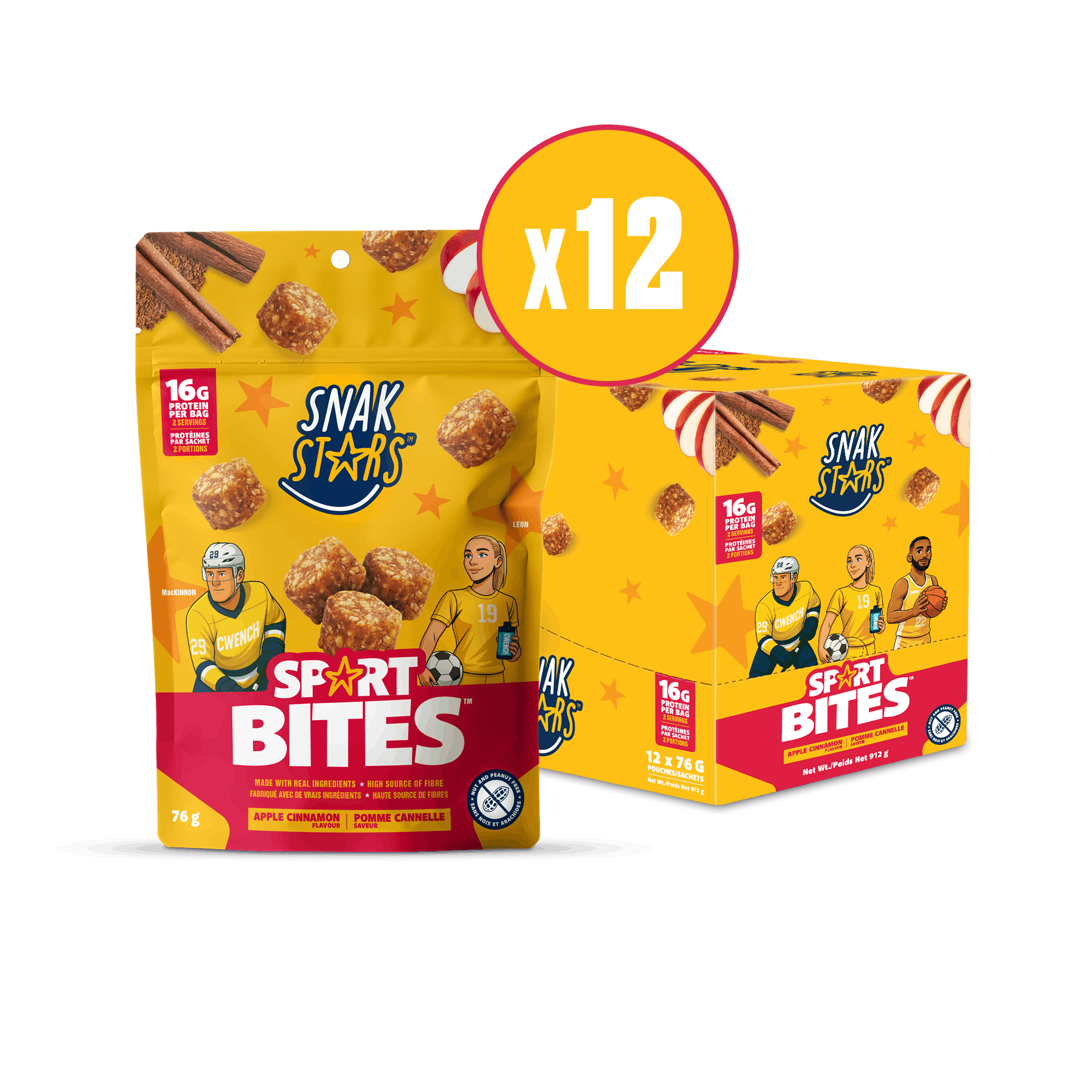 HappiEats Sport Bites Apple Cinnamon