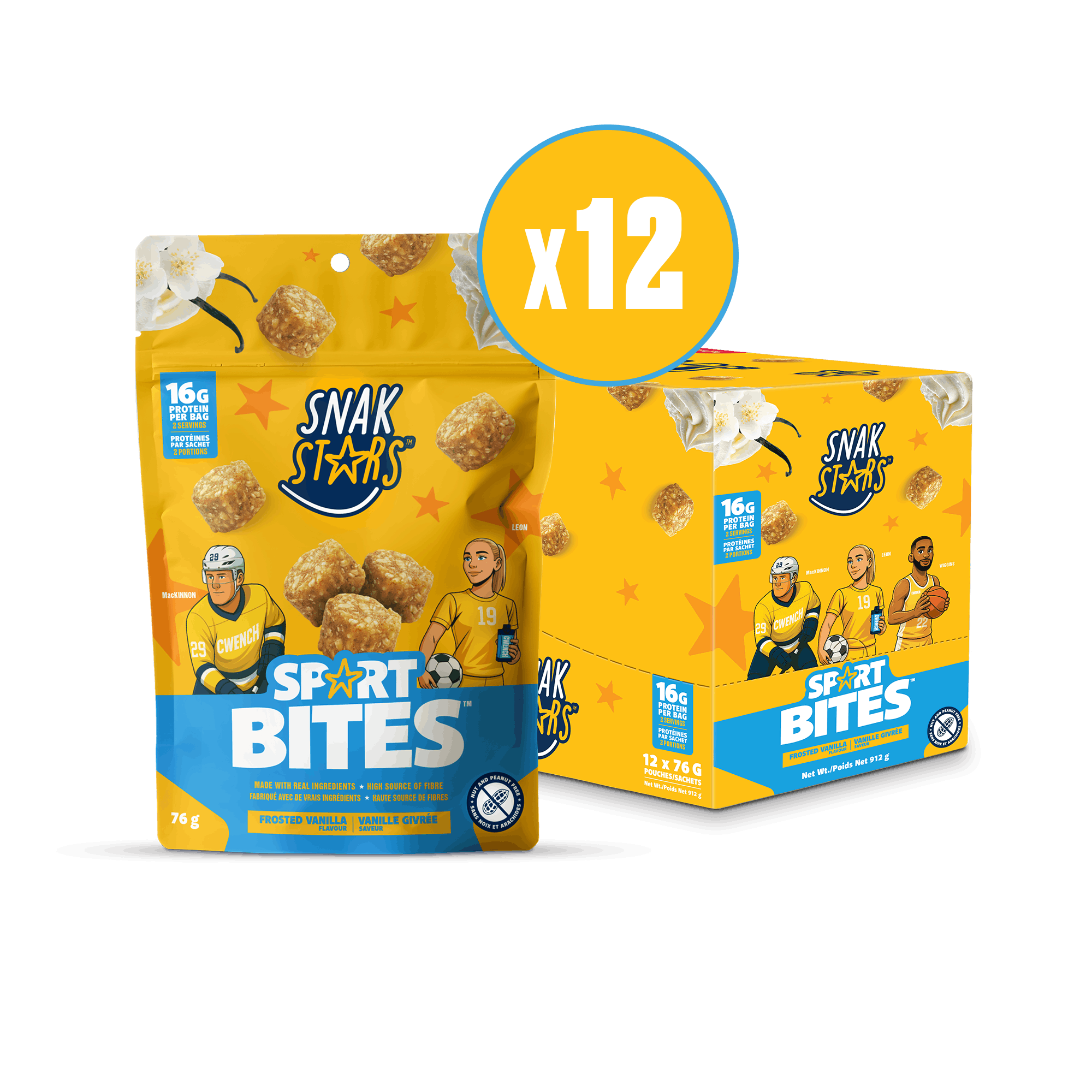 HappiEats Sport Bites Frosted Vanilla