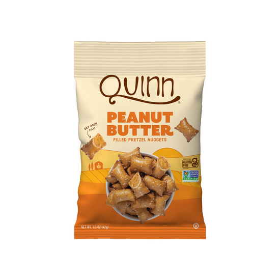 Quinn Creamy Peanut Butter Filled Pretzel Nuggets 1.5oz (48ct)
