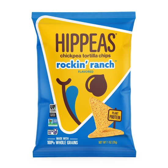 Hippeas Vegan Rockin' Ranch Chickpea Tortilla Chips 1oz (24ct)