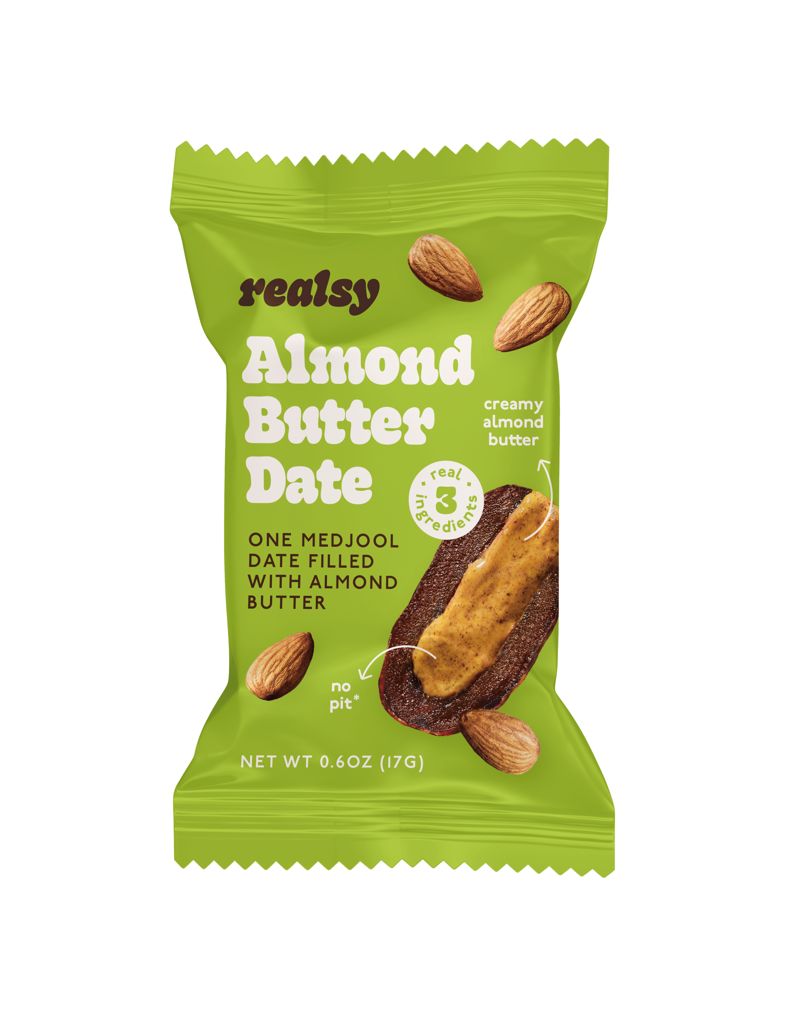 Almond Butter Dates | Individually Wrapped (200 count-5 cases) | Wholesale