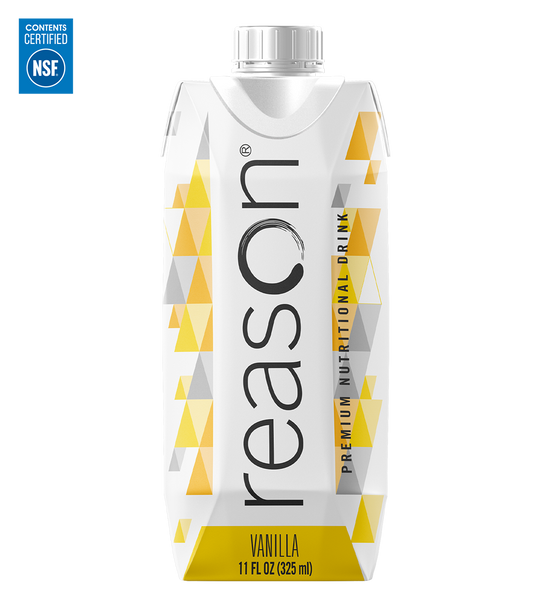 Reason Weight Gain Shake, Vanilla (48 Shakes)