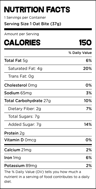 Bobos Lemon Poppyseed Oat Bites (30 Count)