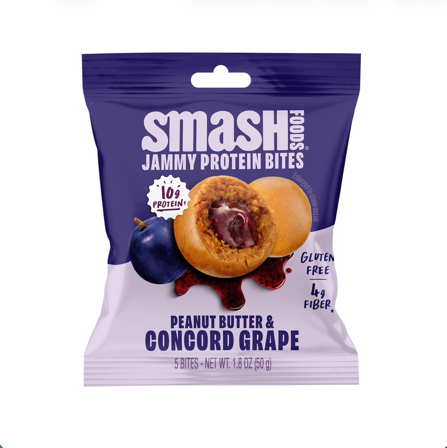 Peanut Butter Grape Protein Bites (8 Count)