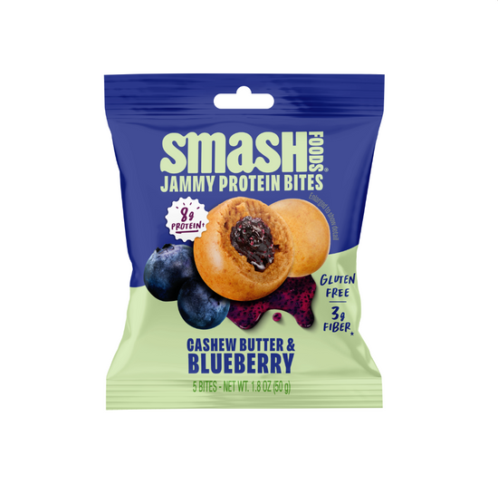 Cashew Butter Blueberry Protein Bites (8 Count)