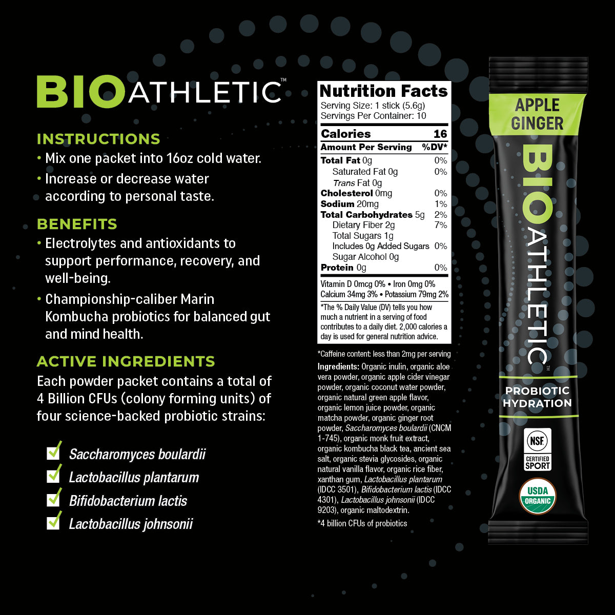 Bio Athletic - Apple Ginger