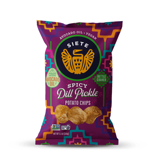 Spicy Dill Pickle Kettle Cooked Potato Chips - 24 bags