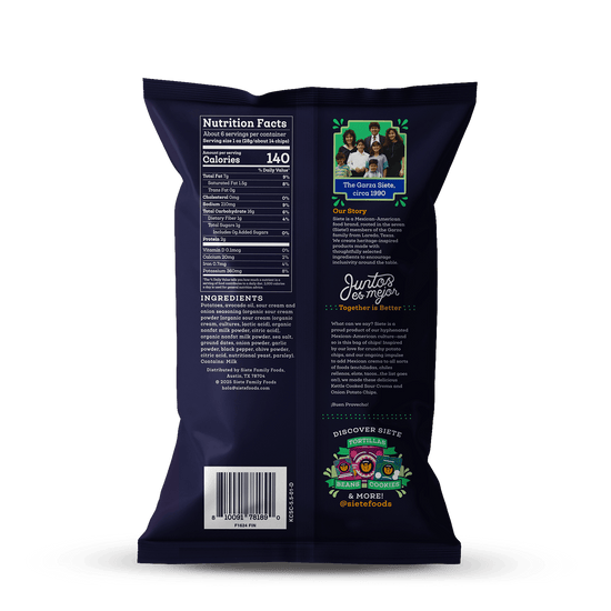 Sour Crema & Onion Kettle Cooked Potato Chips - 24 bags