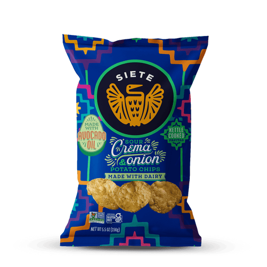 Sour Crema & Onion Kettle Cooked Potato Chips - 24 bags