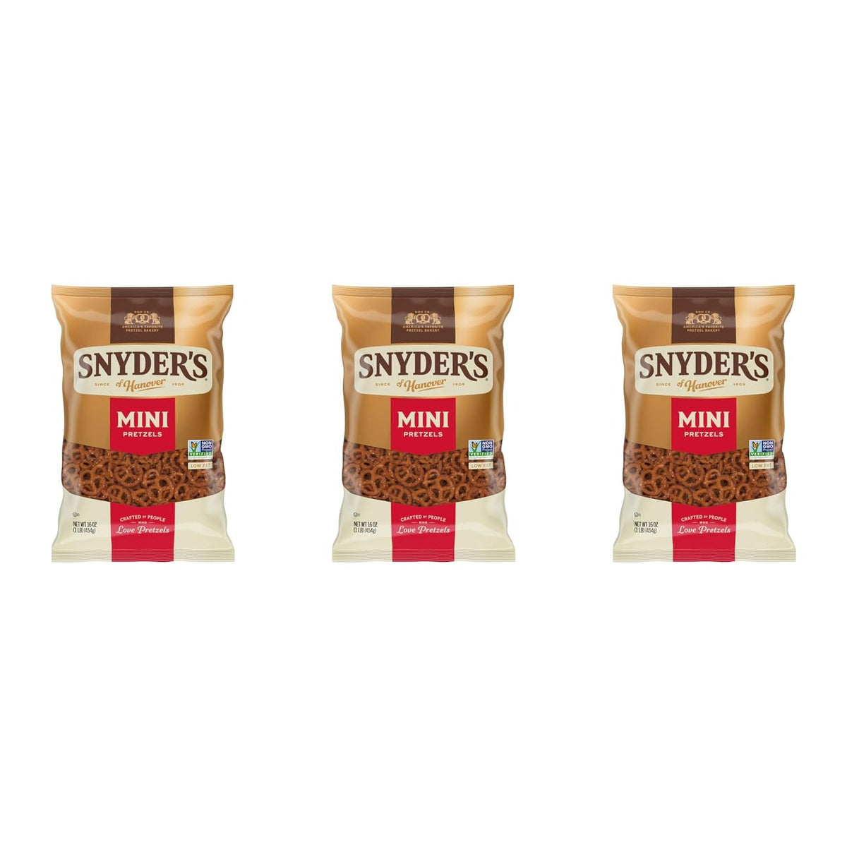 Snyder's of Hanover Mini Pretzels 100 Calorie Packs 0.92oz (36ct)