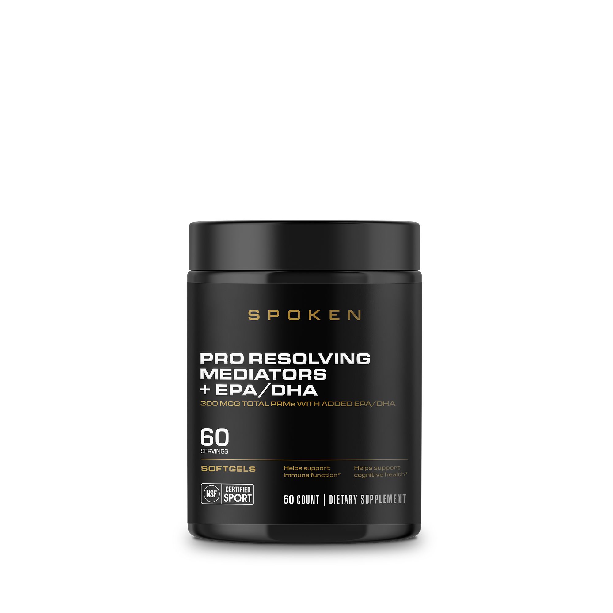 Spoken Pro Resolving Mediators + EPA/DHA