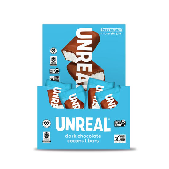 UnReal Mini Bites Dark Chocolate Coconut Bars 0.5oz (40ct)