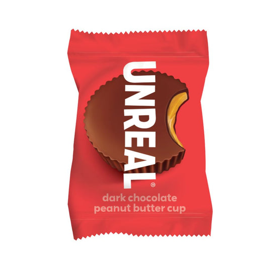 UnReal Mini Dark Chocolate Peanut Butter Cups 0.5oz (40ct)