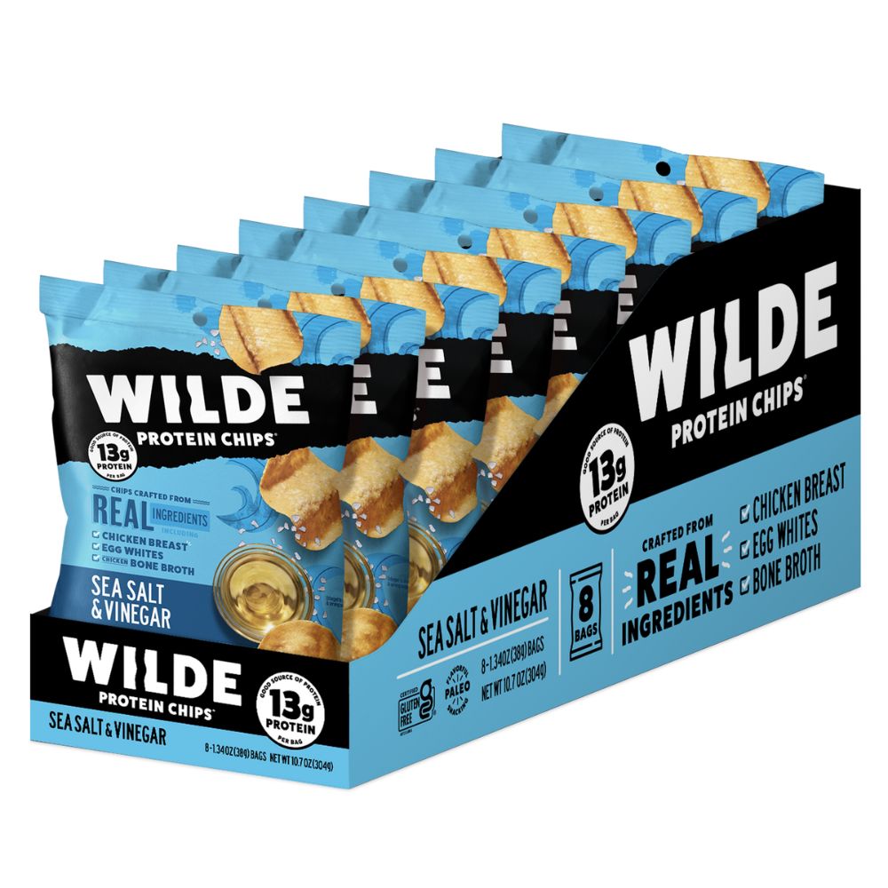 WILDE Salt & Vinegar Protein Chips 1.34oz (8ct)